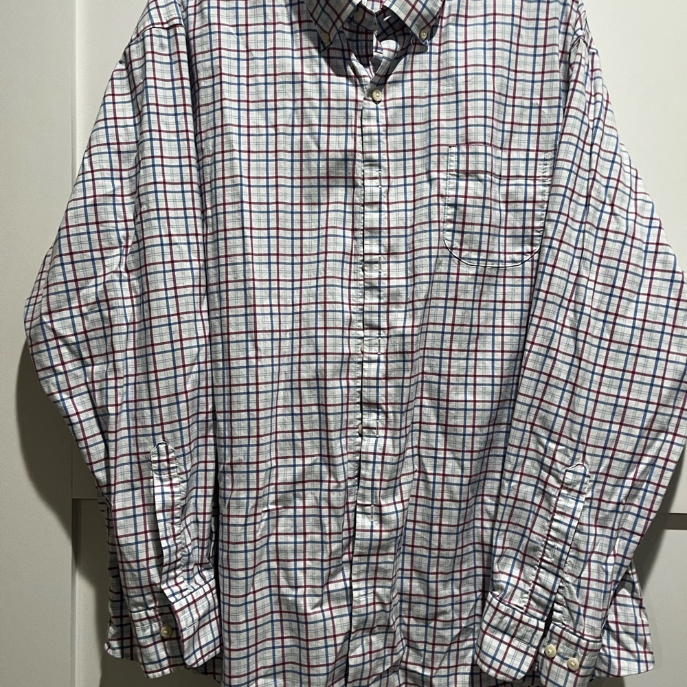Peter Millar Checkered Men's Shirt XXl